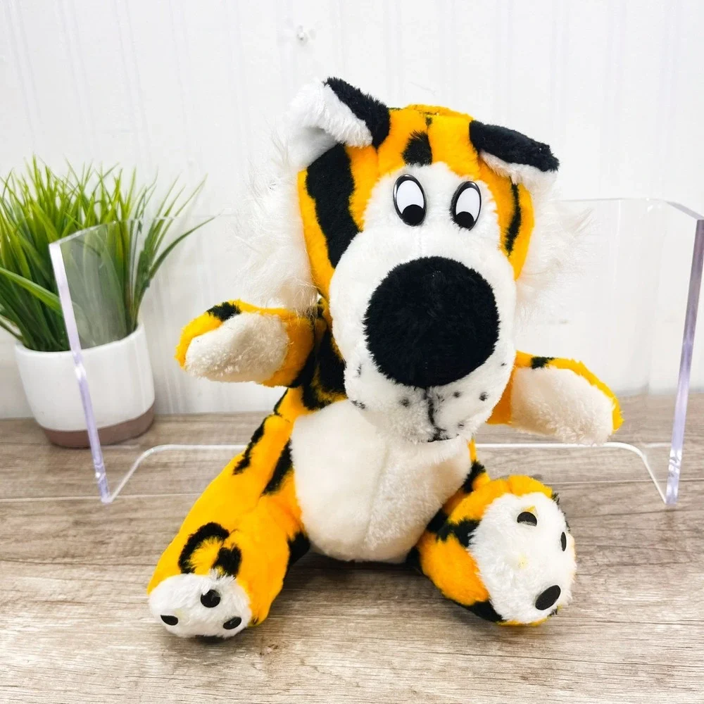 Vintage Brooklyn‎ Doll Cheetah Plush Wonky Tiger Plushie 1987